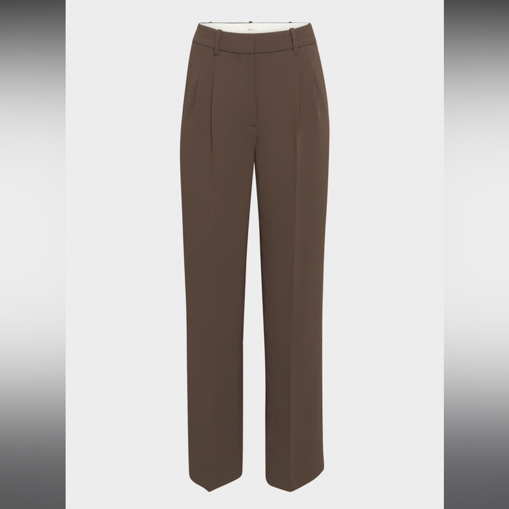 Aritzia Wilfred The Effortless Pant size 2 Rich Mocha Brown